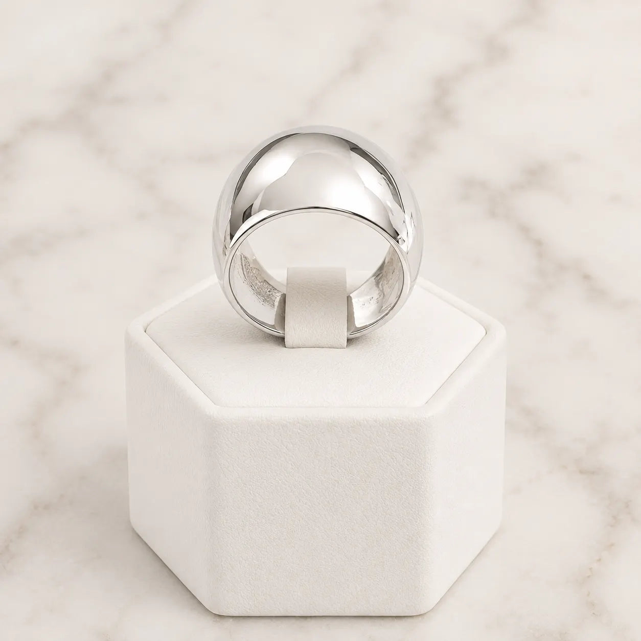 Anillo ajustable ancho liso