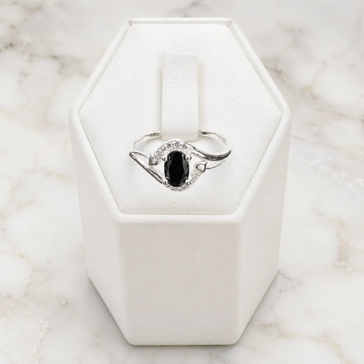 Anillo solitario onix