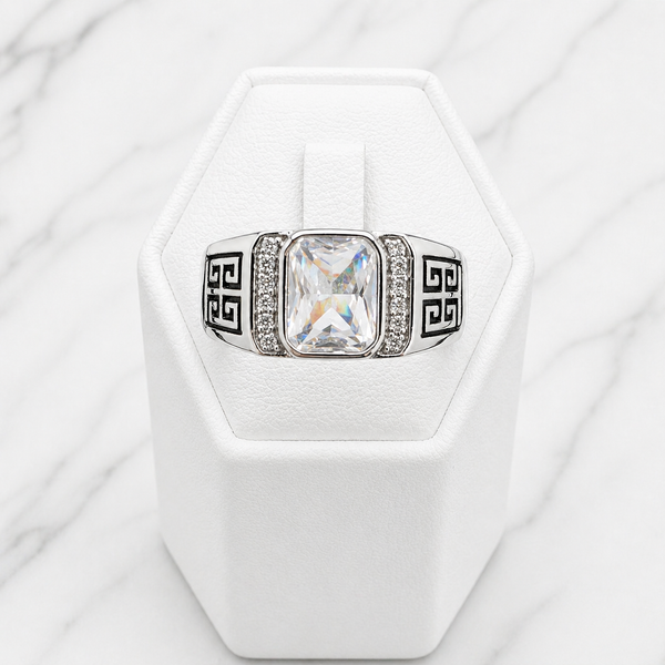 Anillo sello circón