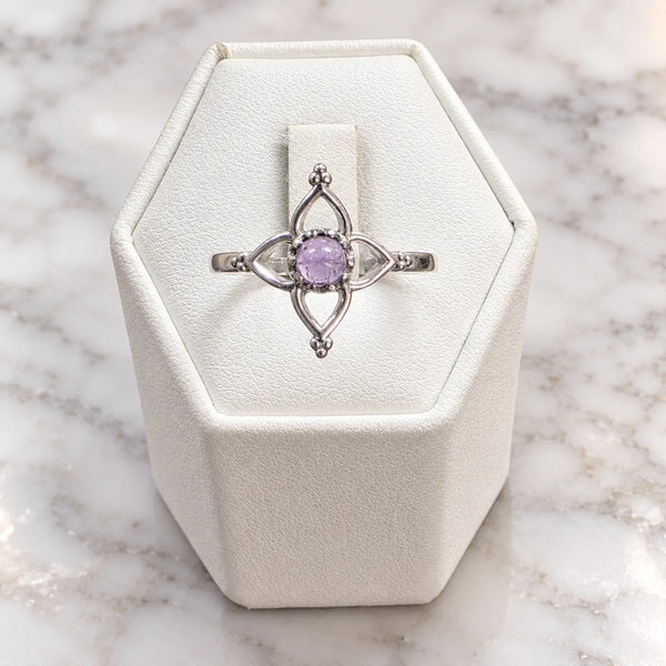 Anillo celta amatista