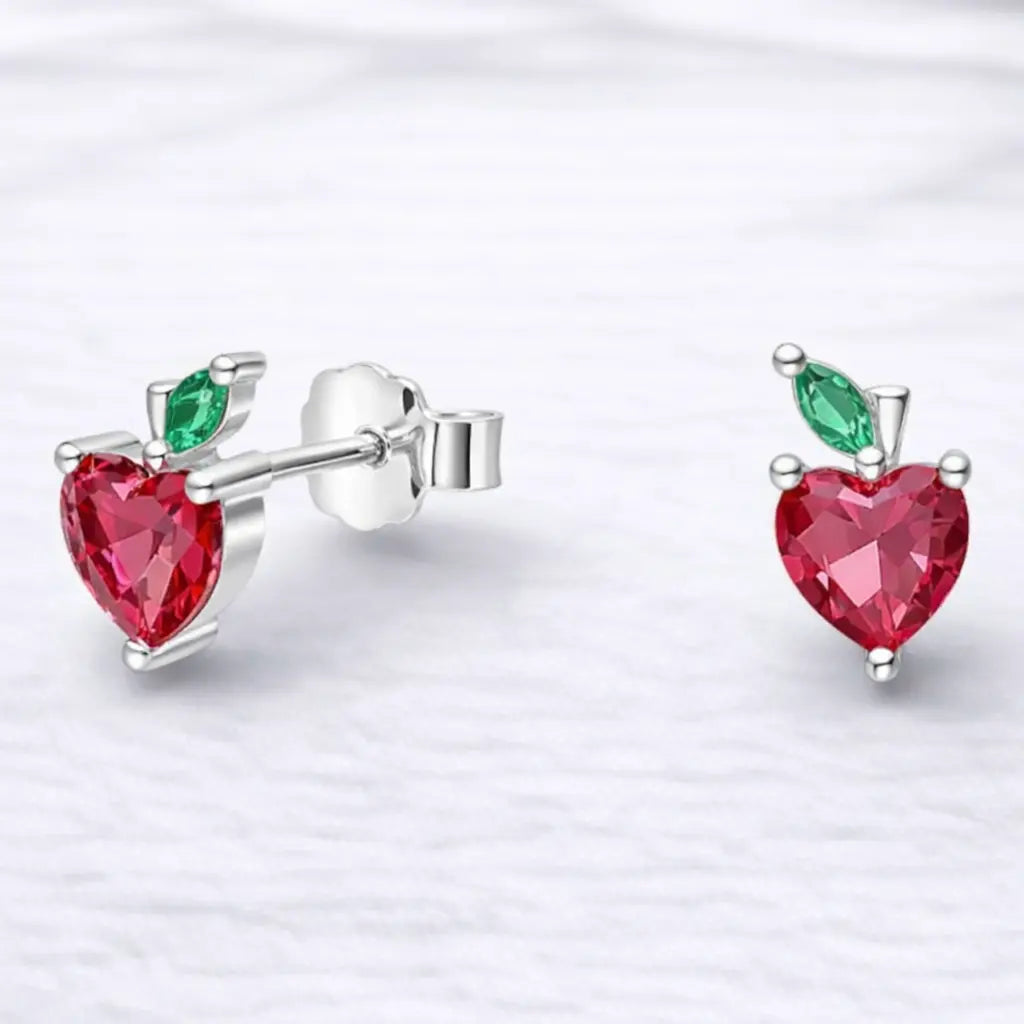 Aros apegados cereza circones