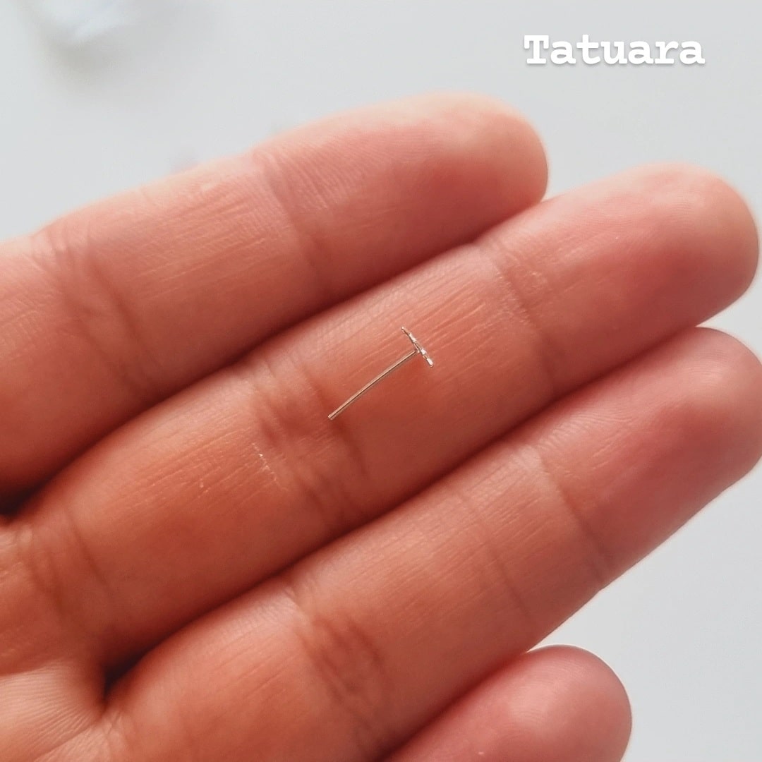 Piercing punto mariposa nariz