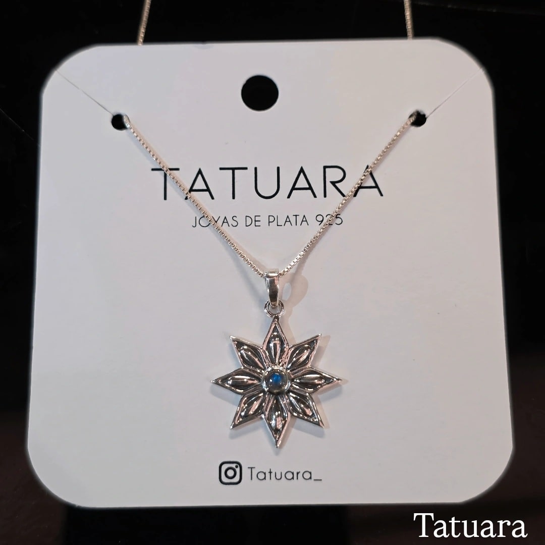 Collar mandala labradorita