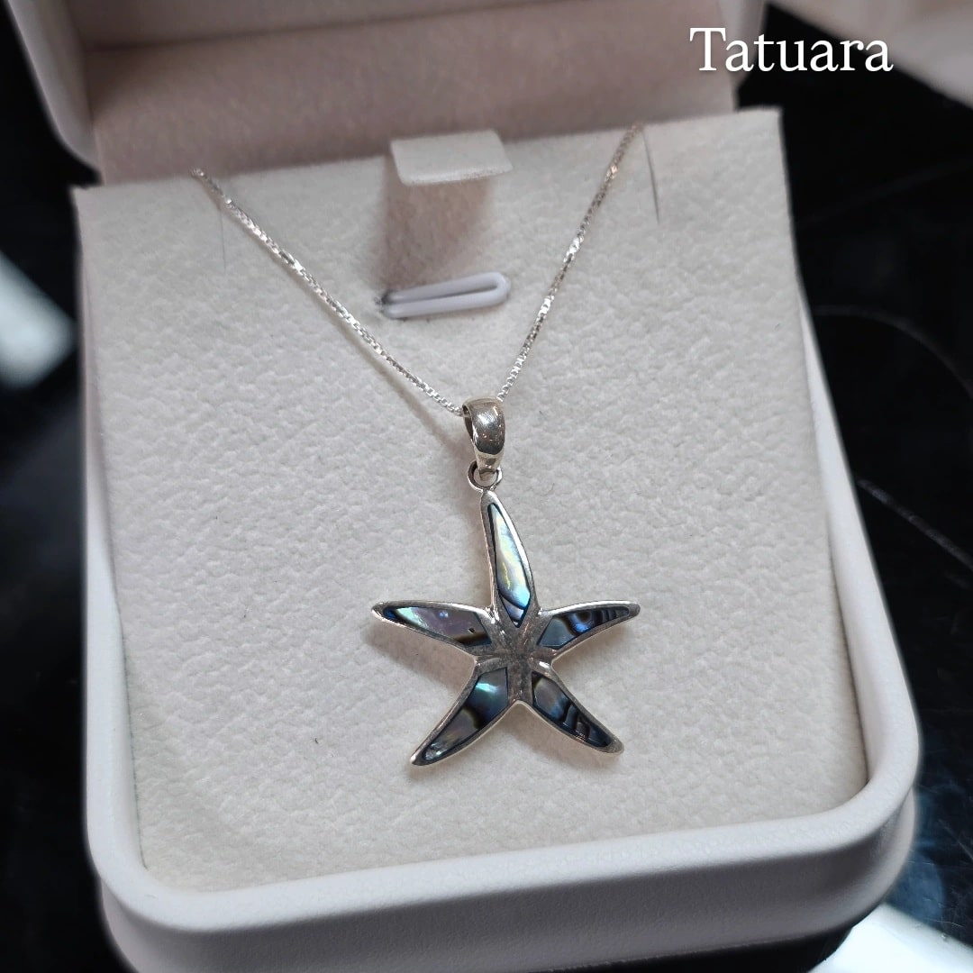 Collar estrella de mar abalon