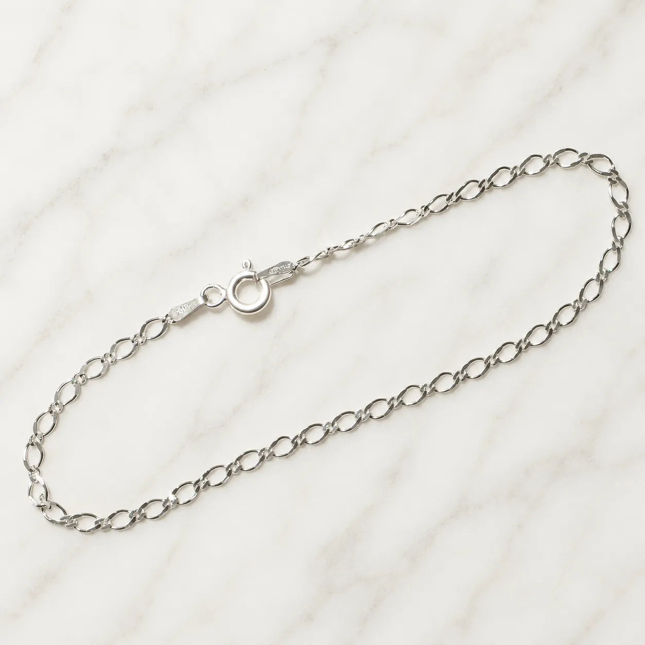 Pulsera eslabón ovalado 2mm