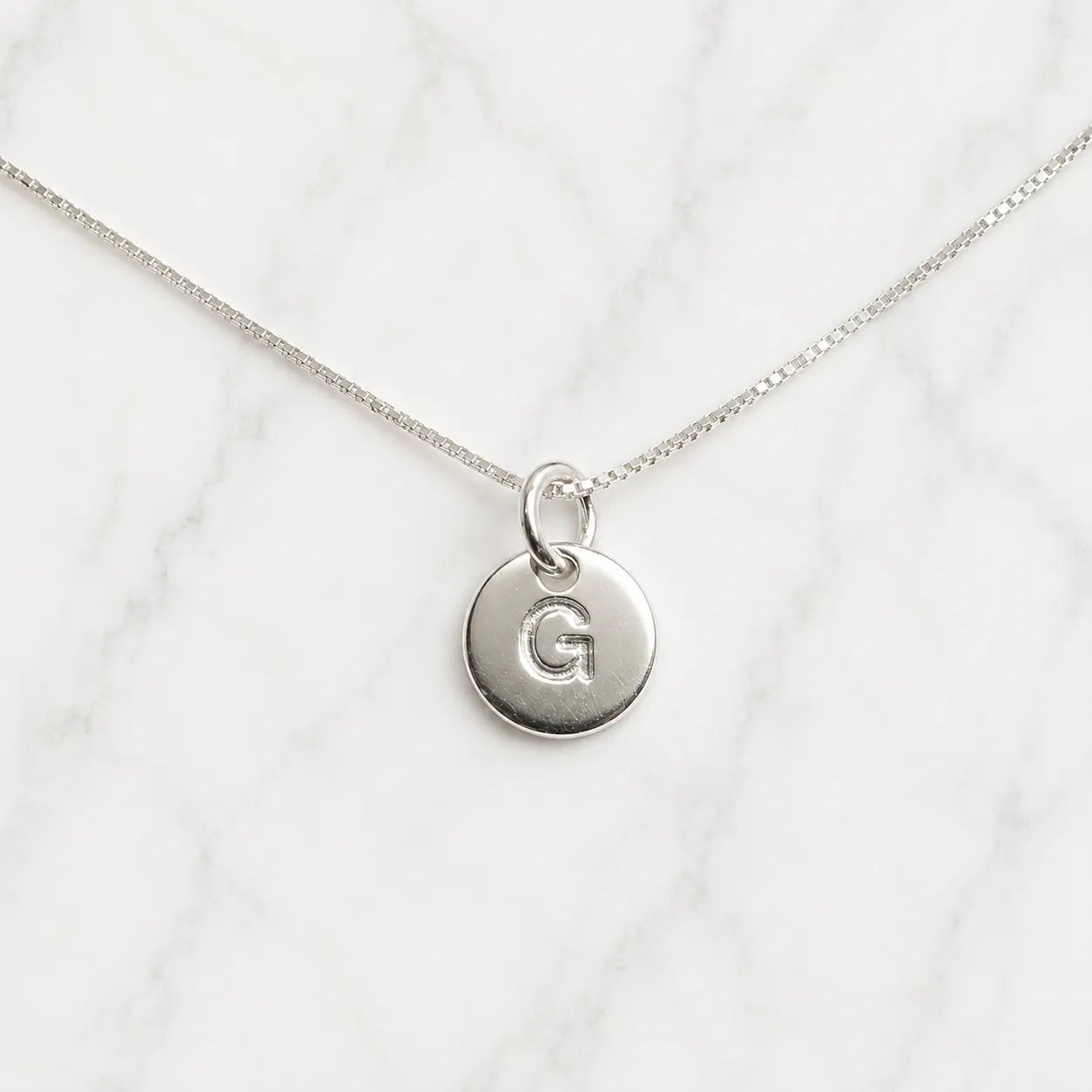 Collar placa letra G de 8mm
