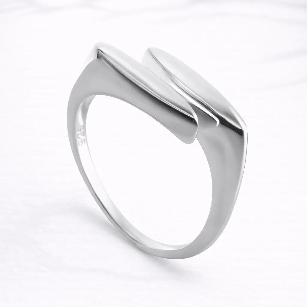 Anillo chunky banda recta