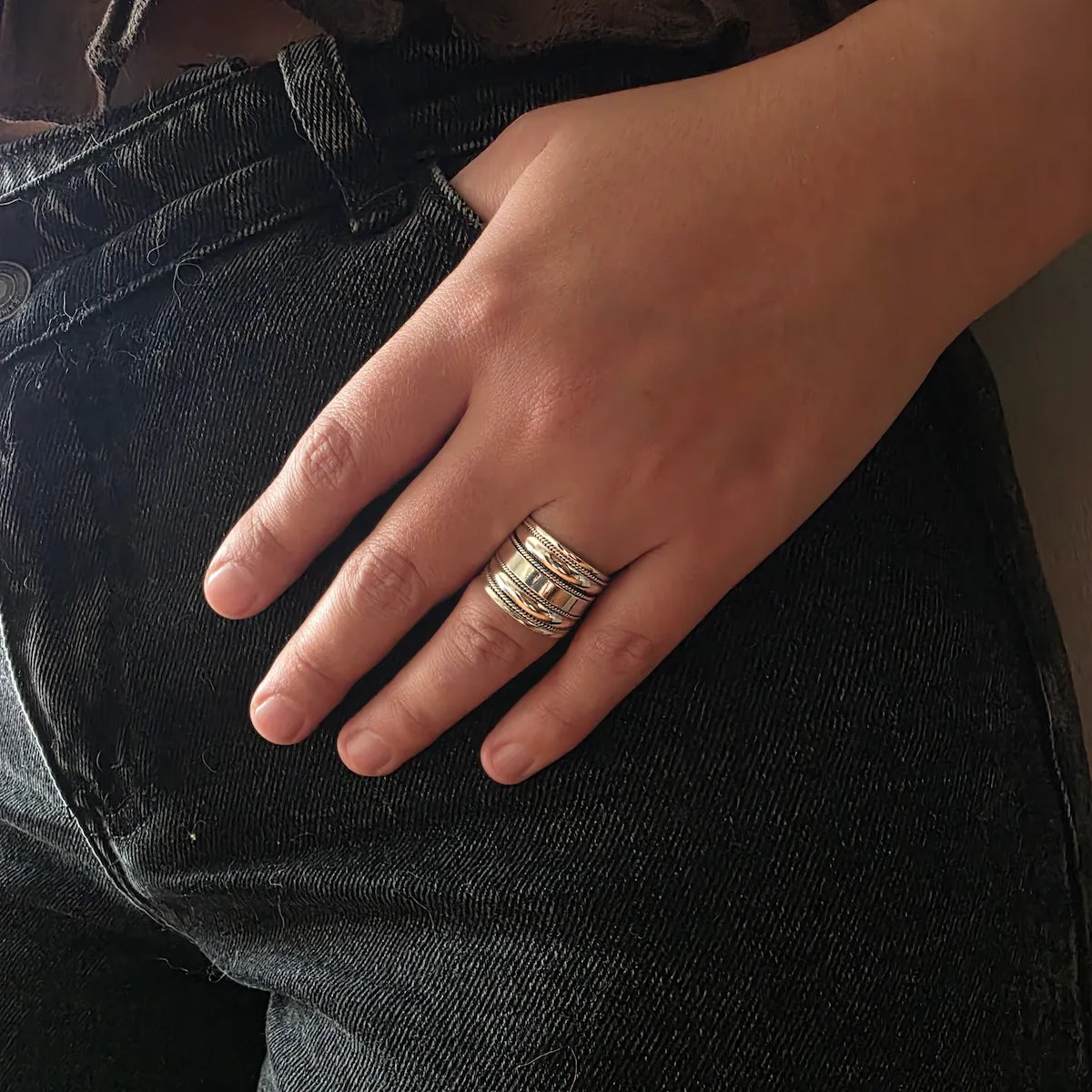 Anillo ancho bali 16mm