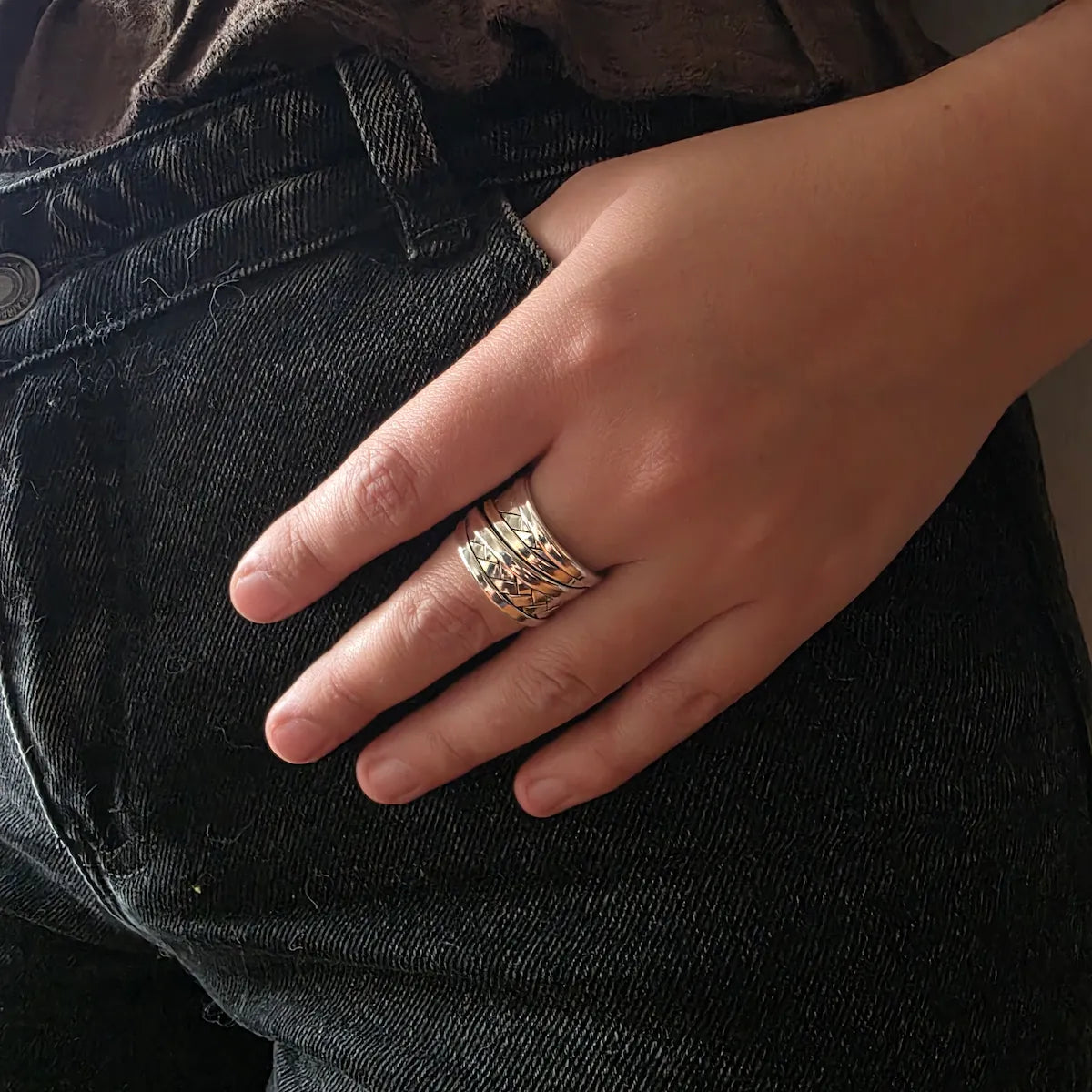 Anillo ancho bali 16mm
