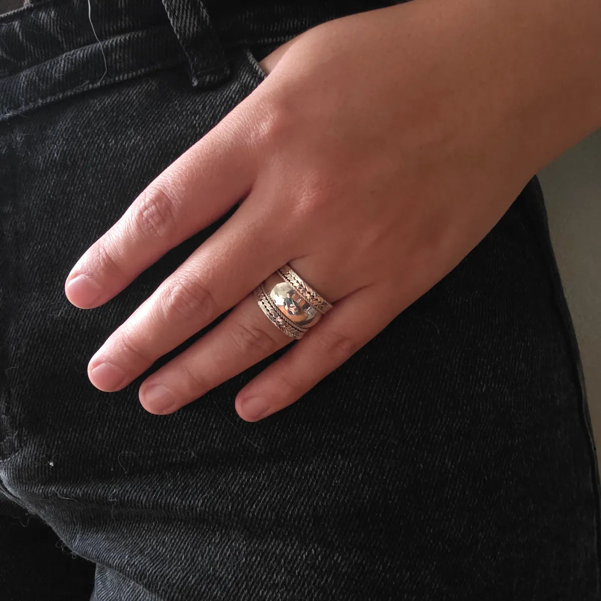 Anillo bali ancho 14mm