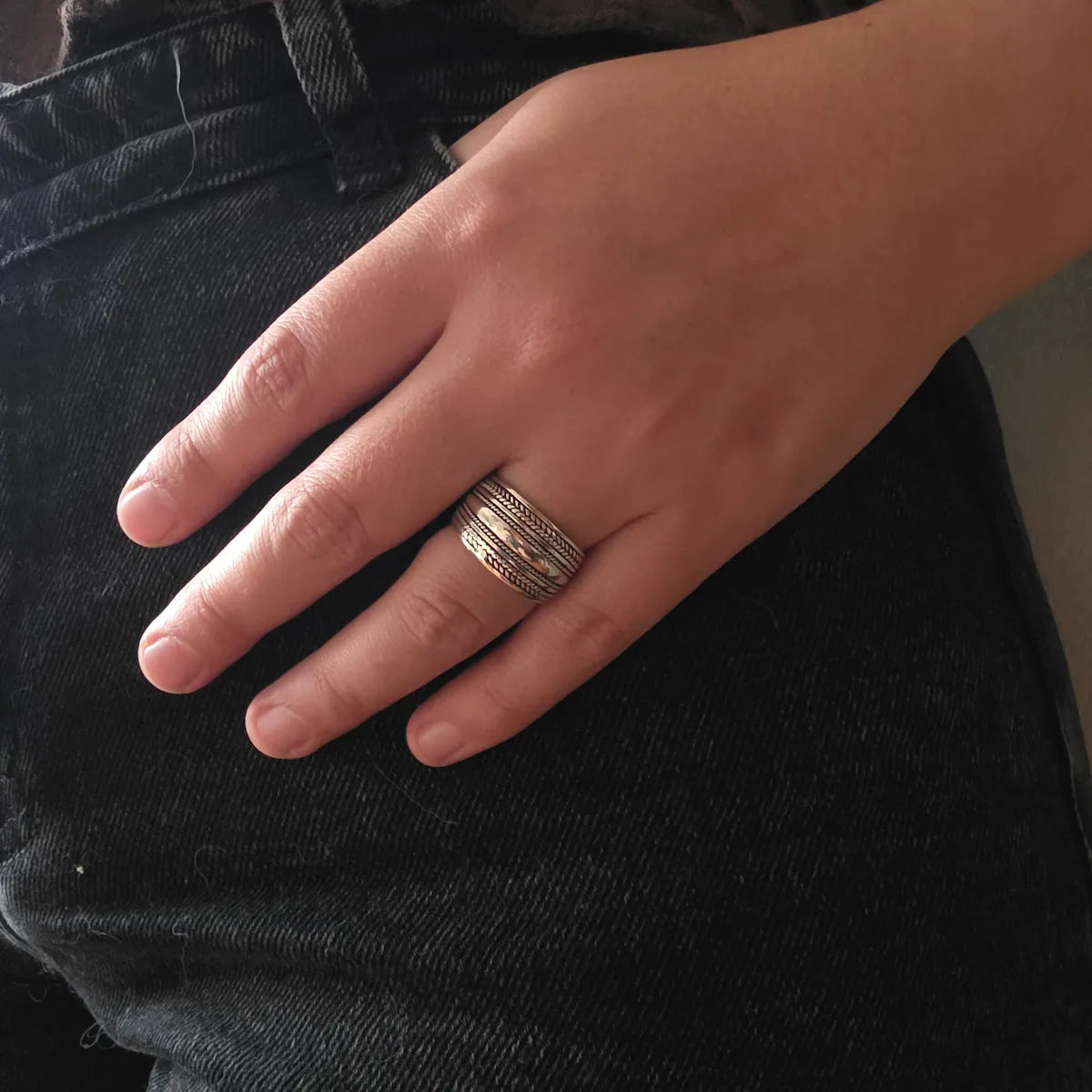 Anillo ancho bali 11mm