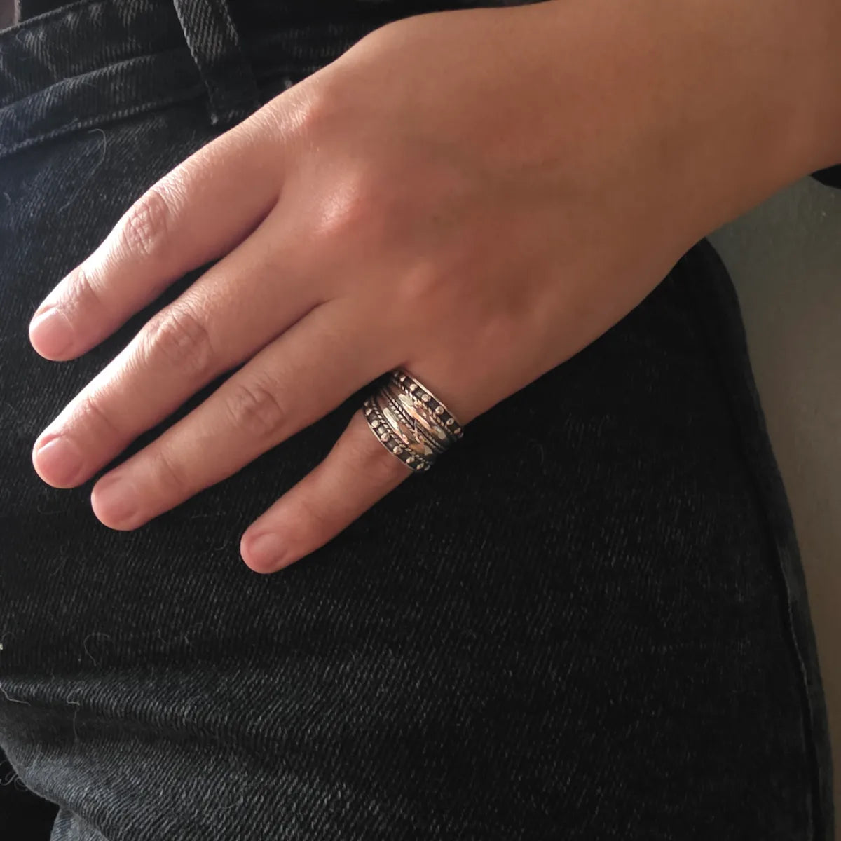 Anillo bali ancho 14mm