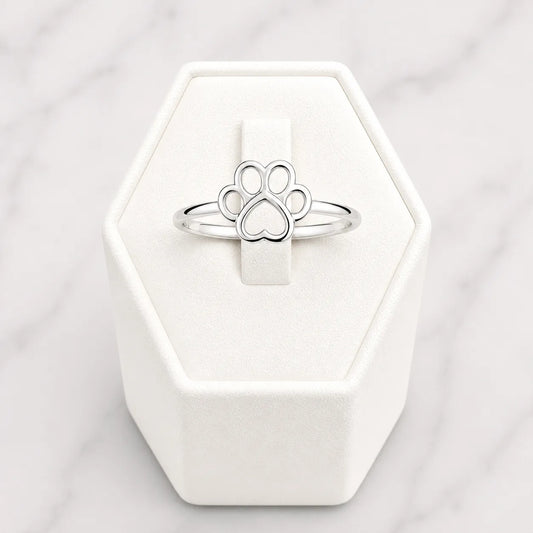 Anillo huella de perro
