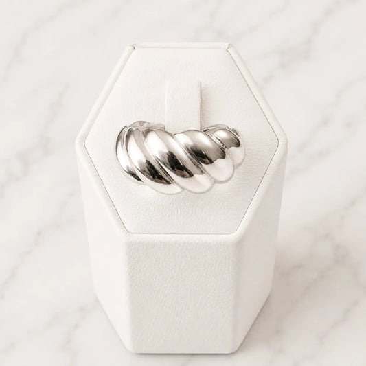 Anillo ajustable trenzado 9mm