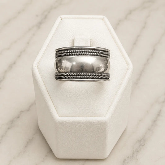Anillo ancho bali 12mm