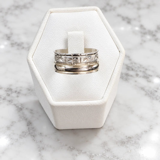 Anillo argolla lisa bañado en oro 7mm