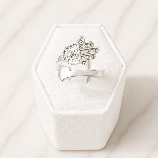 Anillo ajustable mano de fatima