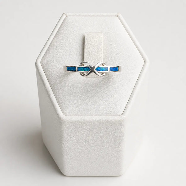 Anillo infinito ópalo