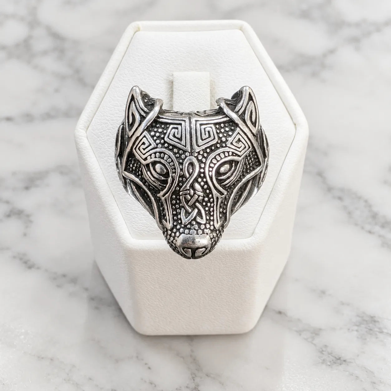 Anillo lobo vikingo