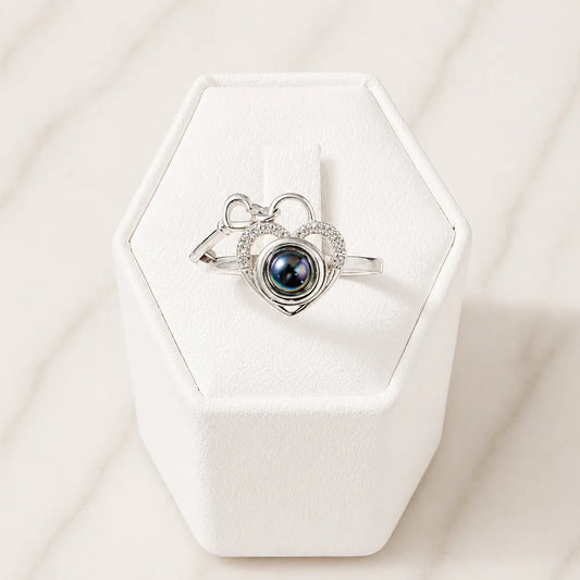 Anillo corazón te amo en múltiples idiomas