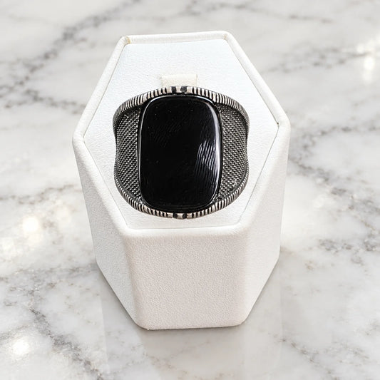 Anillo sello onix envejecido
