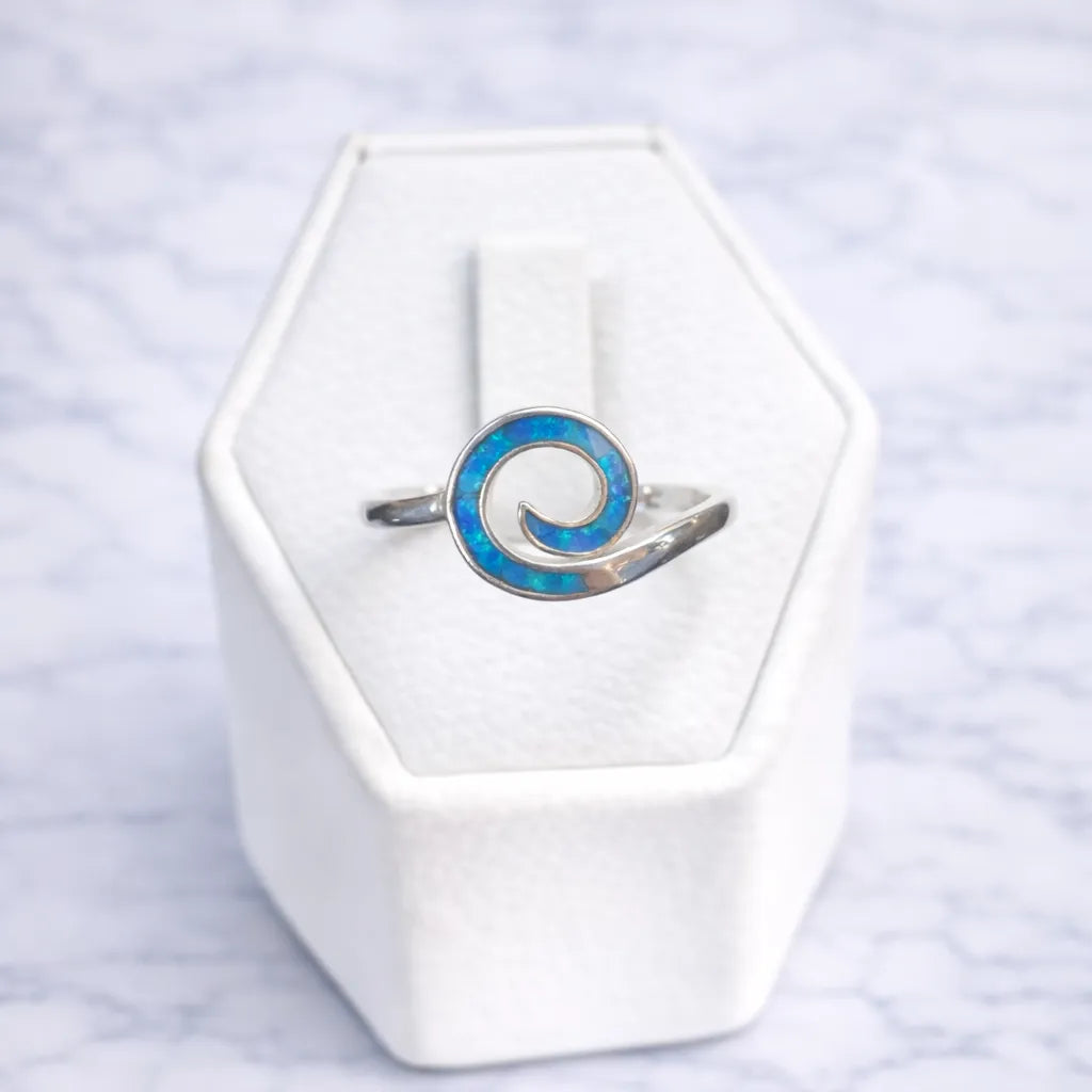 Anillo ola ópalo