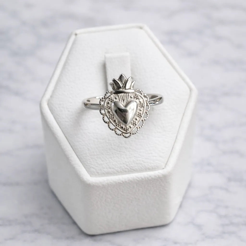 Anillo corazón detente