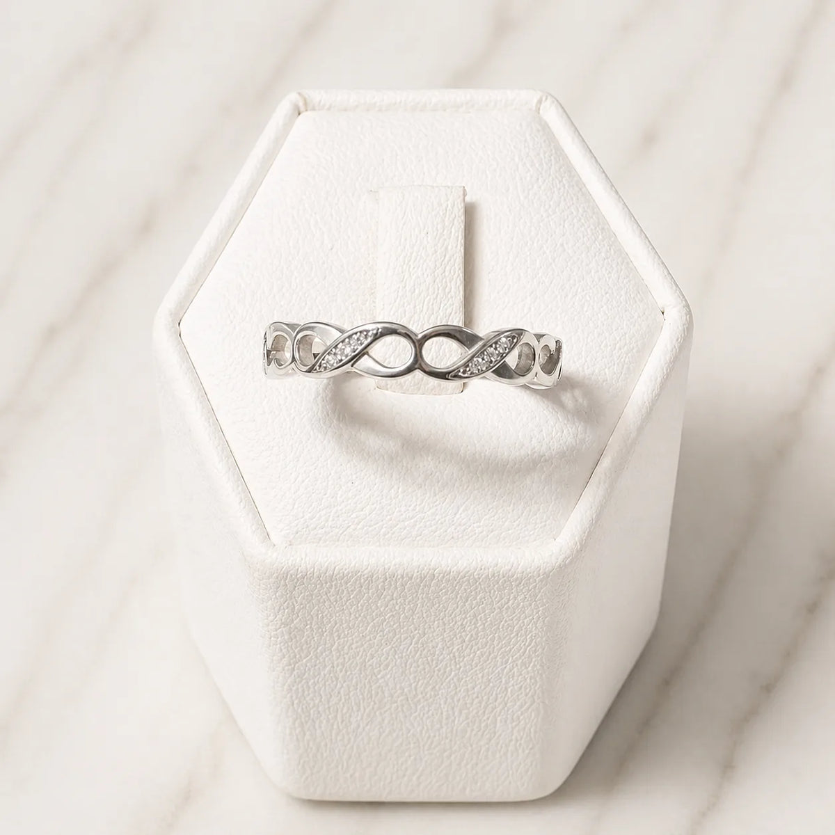 Anillo infinito entrelazados - 13