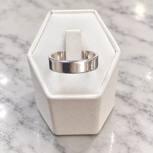 Anillo argolla liso cuadrado 5mm