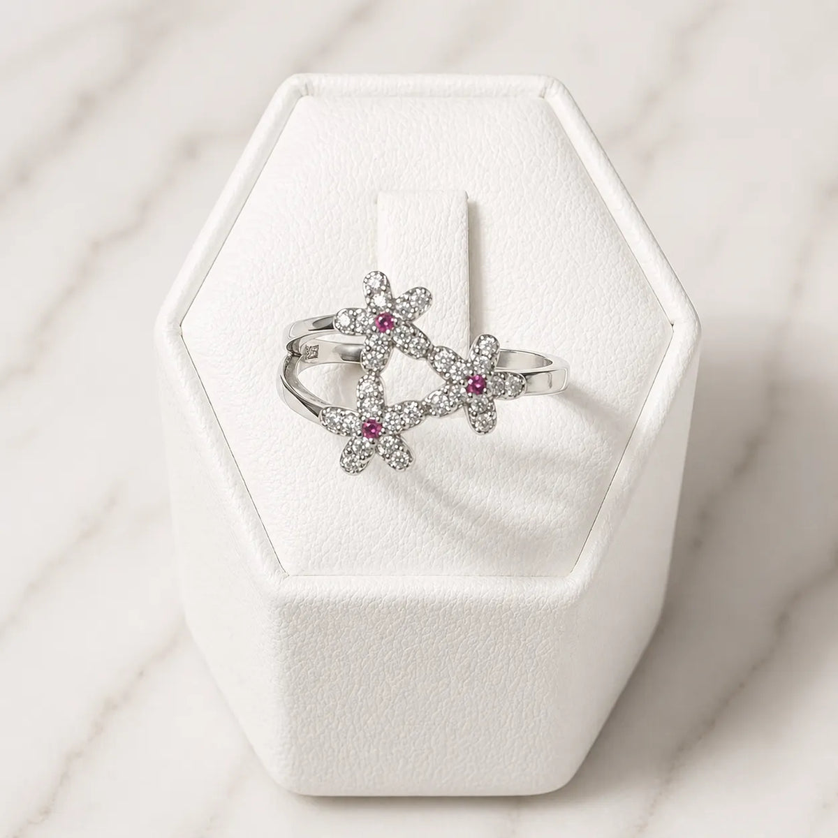 Anillo flores - 15