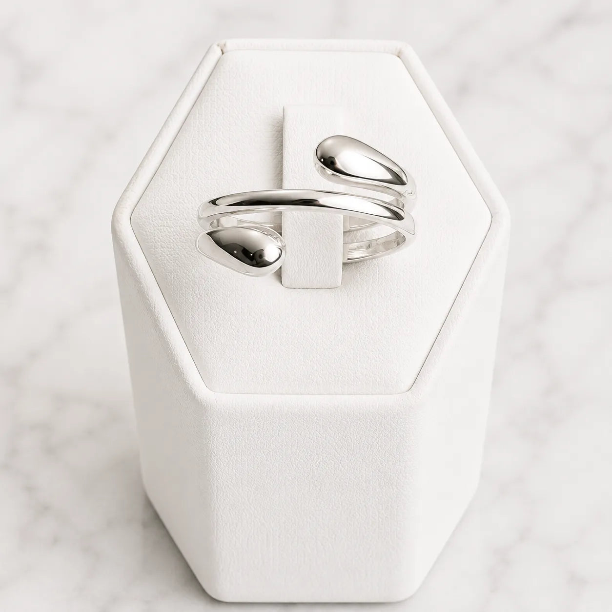 Anillo doble gota