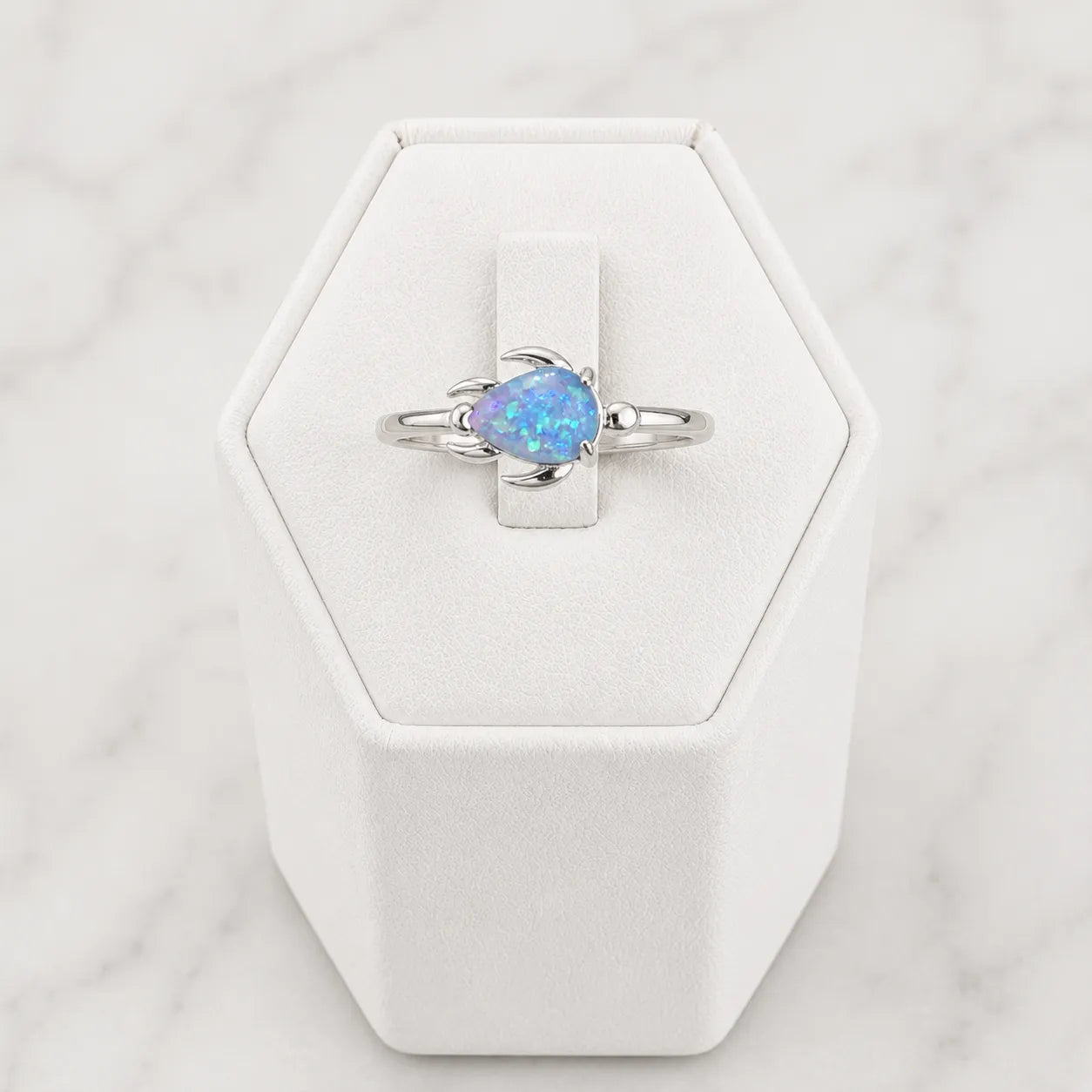 Anillo tortuga ópalo
