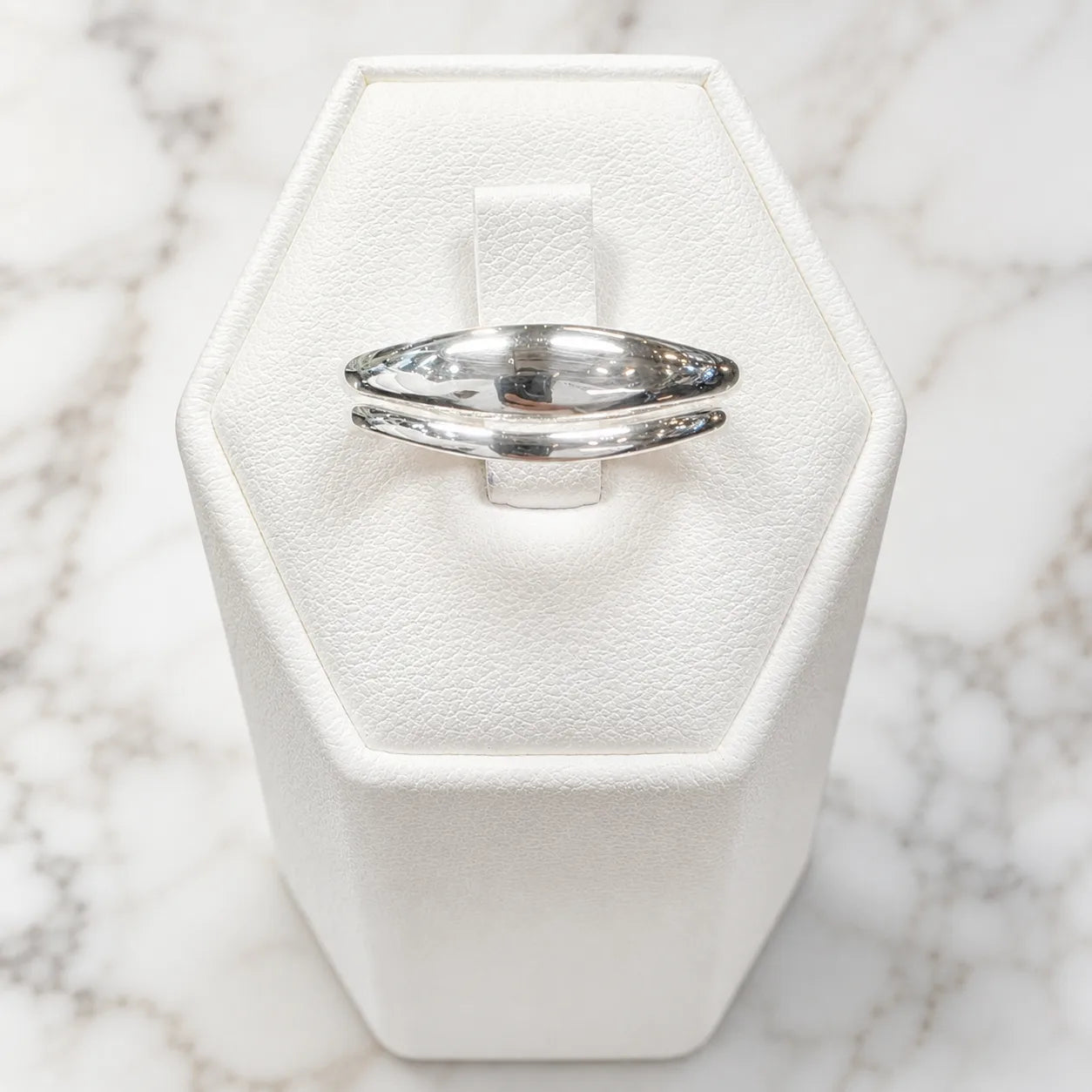 Anillo ajustable doble banda chunky