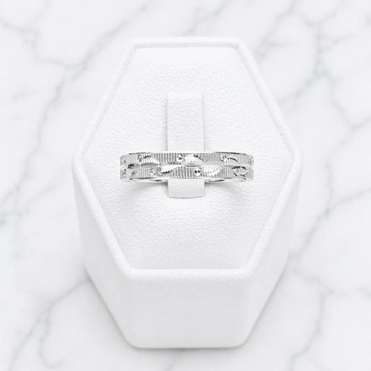 Anillo texturizado