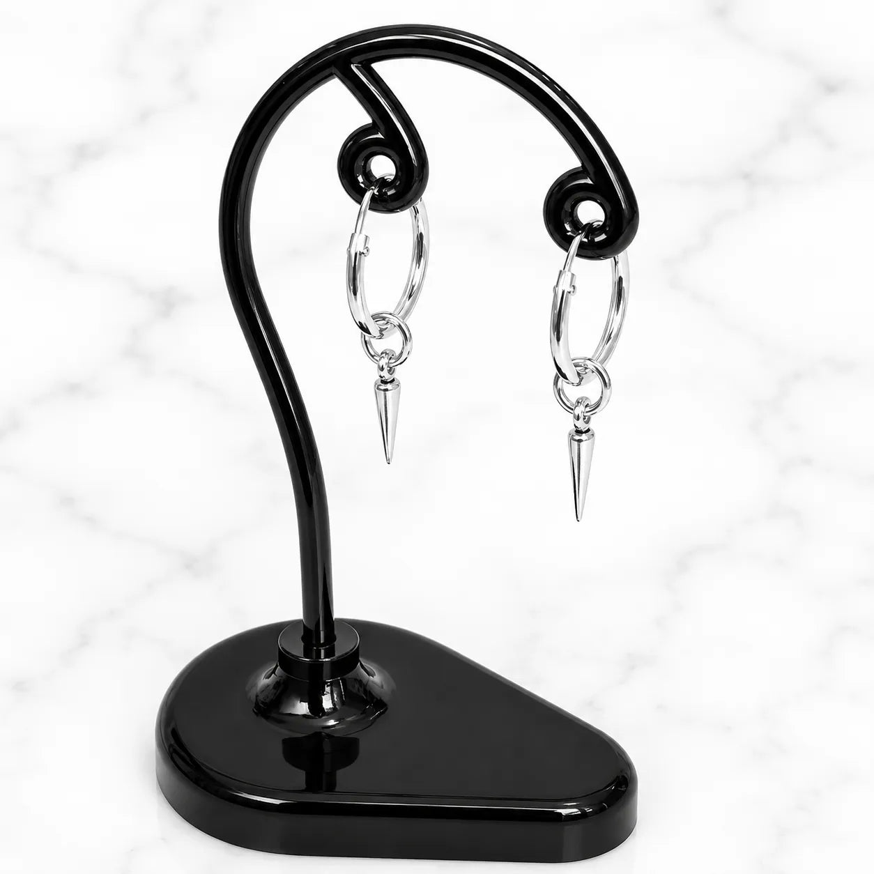 Aros argollas con colgante péndulo 12mm