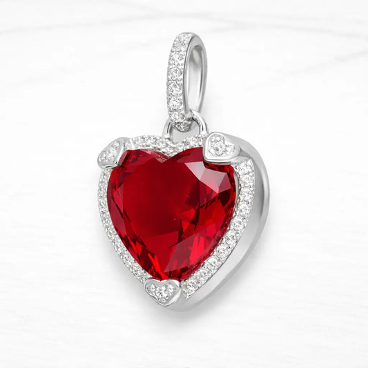 Colgante microcircón ruby