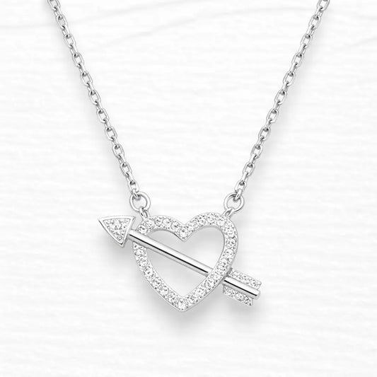 Collar corazón flecha 45cm