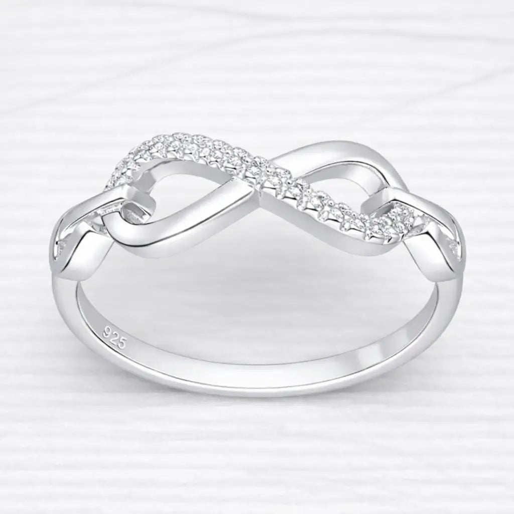 Anillo infinito circón - 14