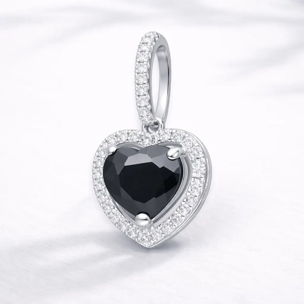 Colgante corazón onix microcircón