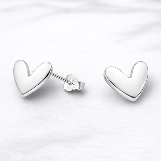 Aros apegados corazón 8mm