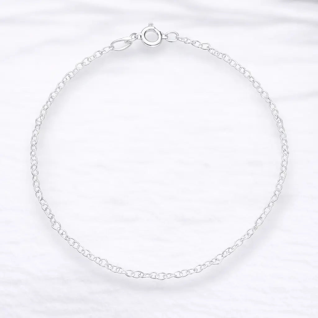 Pulsera corazón entrelazada