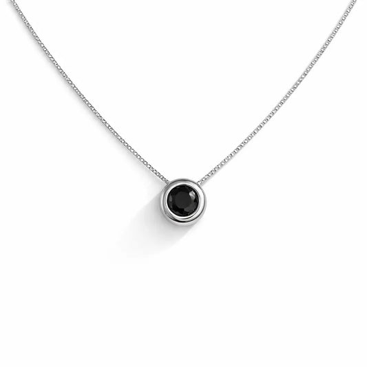 Collar punto luz circular onix 7mm