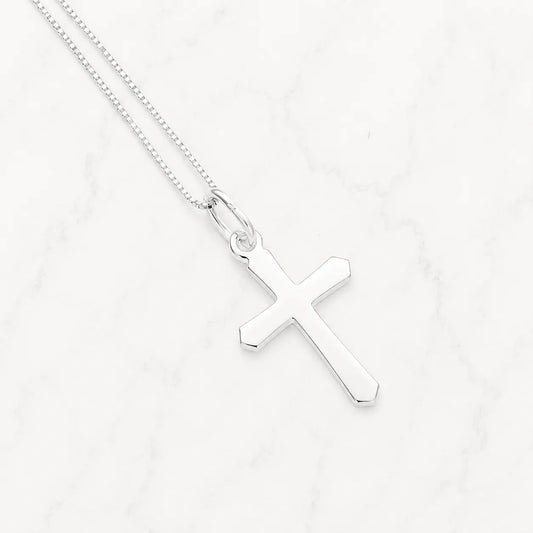 Collar religioso cruz clásica