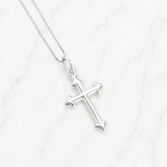 Collar religioso cruz clásica
