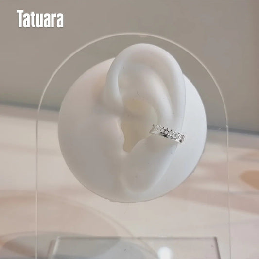 Earcuff microcircón corona