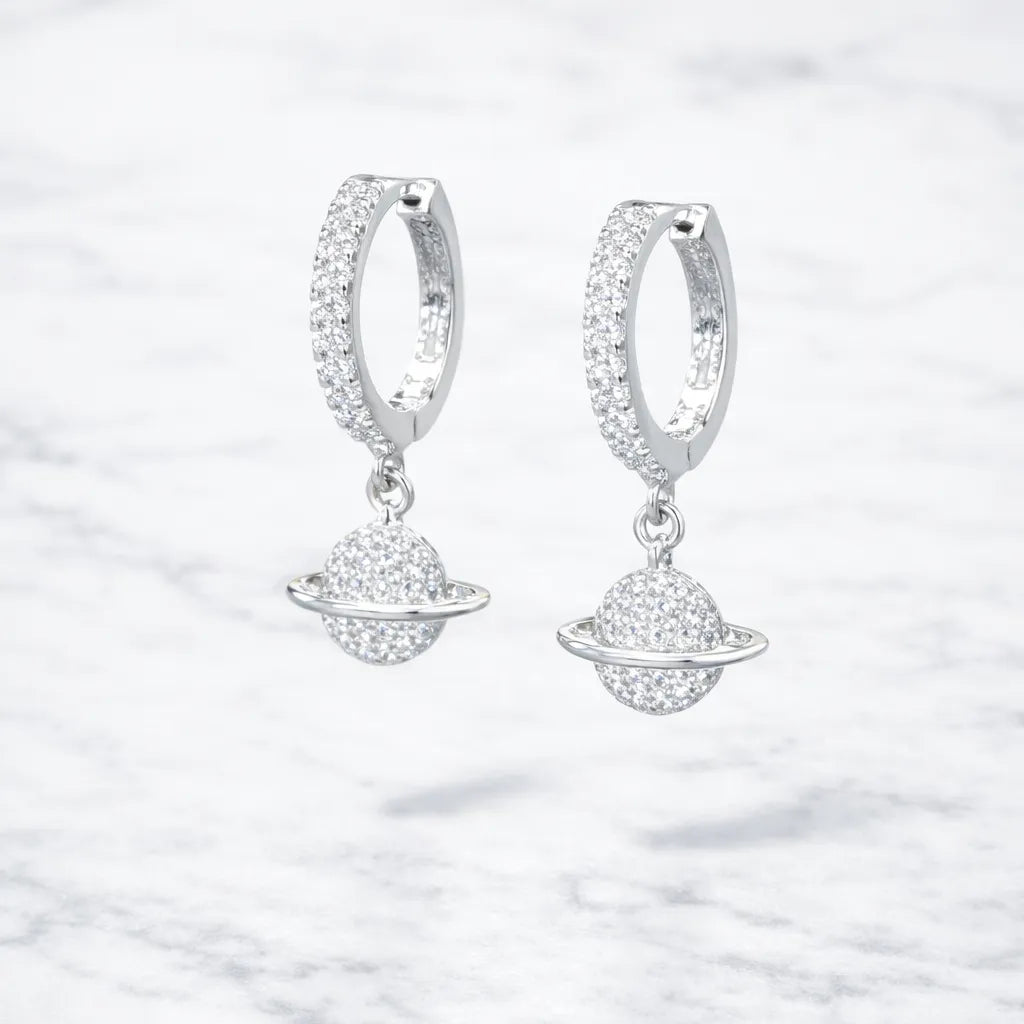 Argollas huggies saturno 12mm