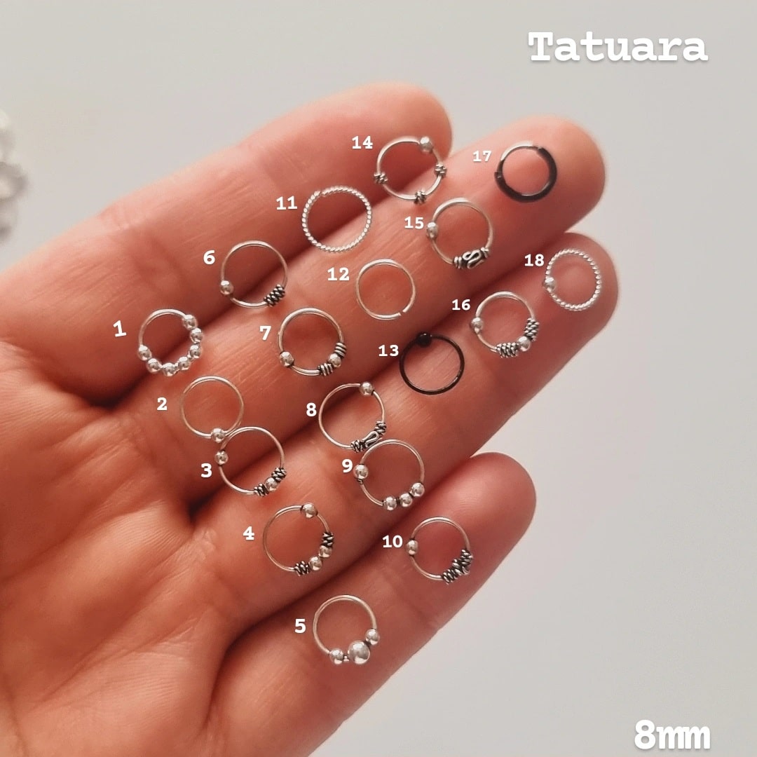 Piercing argollas de 8mm - Modelo 1