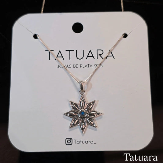 Collar mandala labradorita