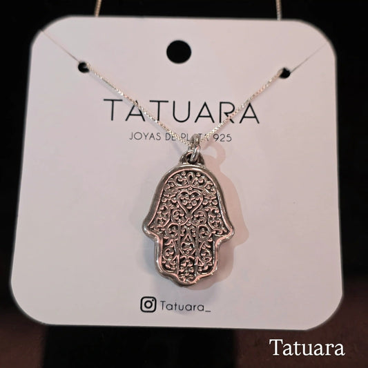 Collar mano de fatima inflada