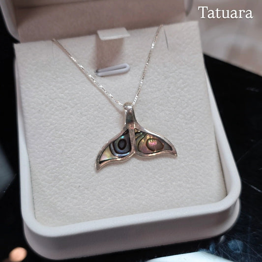 Collar cola de ballena abalon